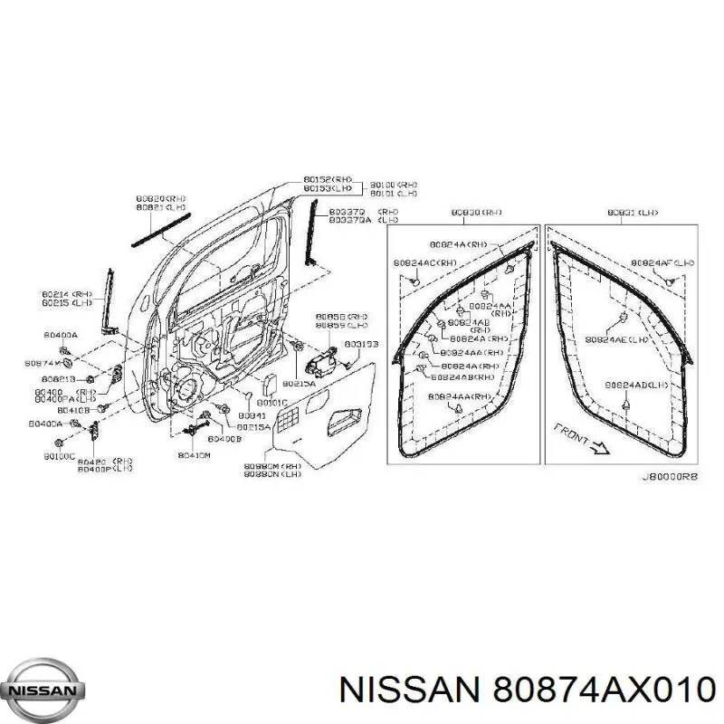 80874AX010 Nissan/Infiniti 