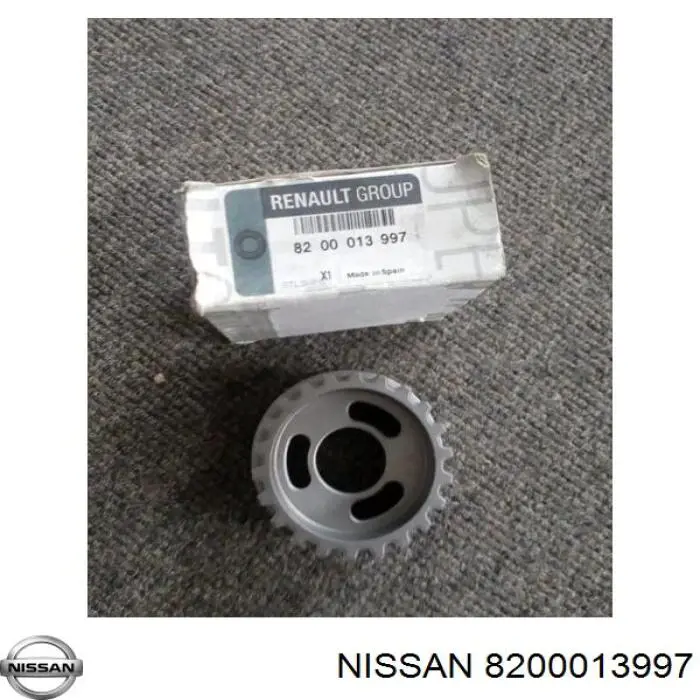  Engrenagem de cadeia da roda dentada da árvore distribuidora de motor Renault Espace IV monovolume (JK0) (2002 - 2015) IV