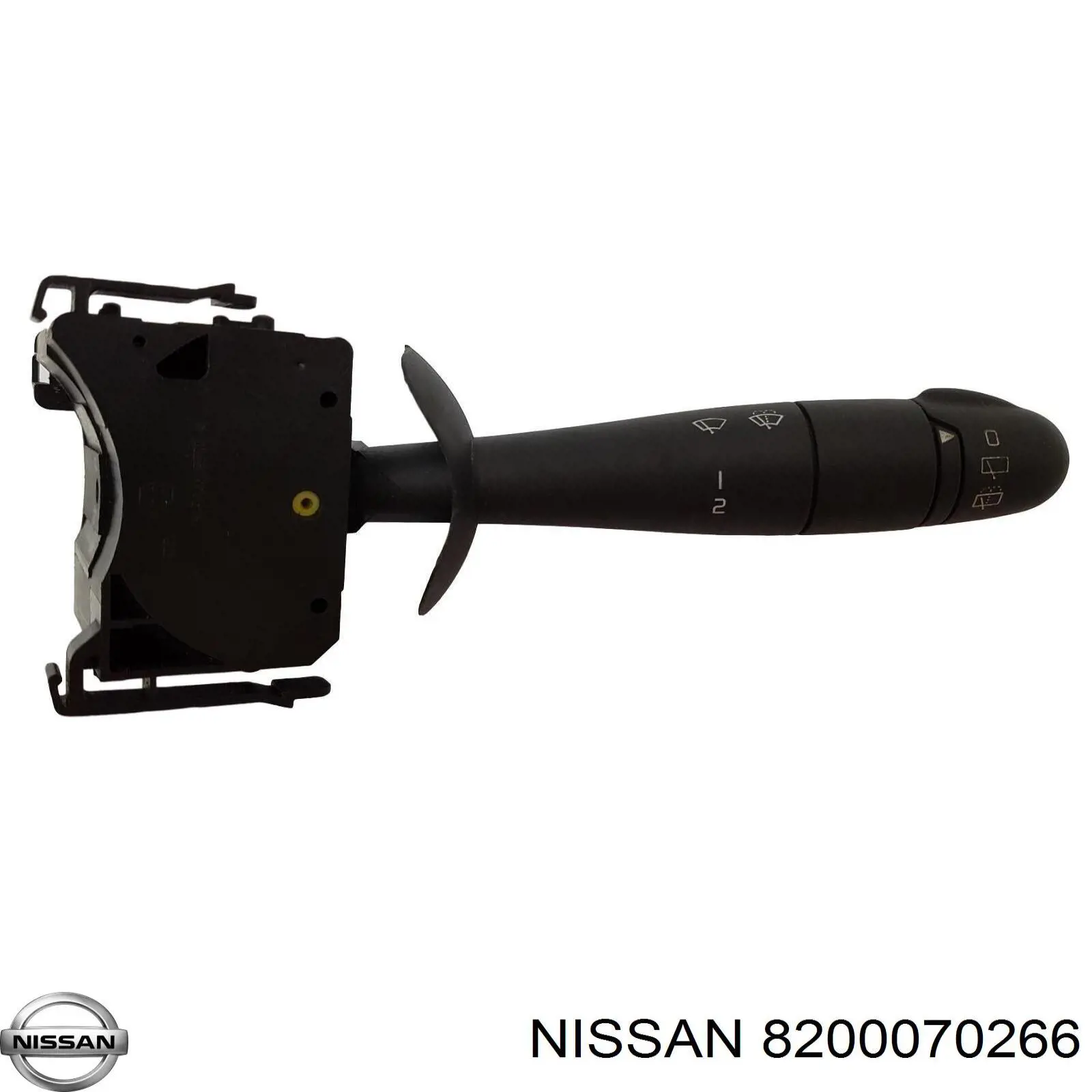 Comutador esquerdo instalado na coluna da direção 8200070266 Nissan/Infiniti