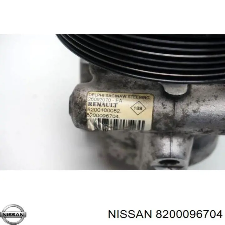 8200096704 Nissan/Infiniti Bomba da Direção hidrâulica assistida