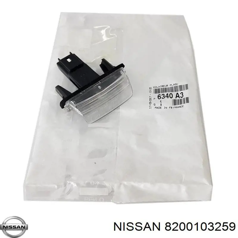Lanterna da luz de fundo de matrícula traseira Nissan/Infiniti 8200103259 preço, a partir de 61,19 USD