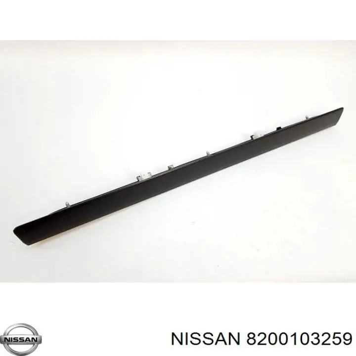 Lanterna da luz de fundo de matrícula traseira 8200103259 Nissan/Infiniti