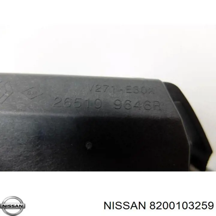 8200103259 Nissan/Infiniti Lanterna da luz de fundo de matrícula traseira