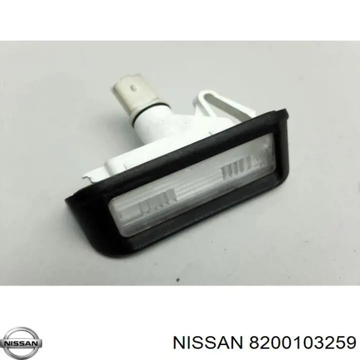 Compre 8200103259 Nissan/Infiniti Lanterna da luz de fundo de matrícula traseira
