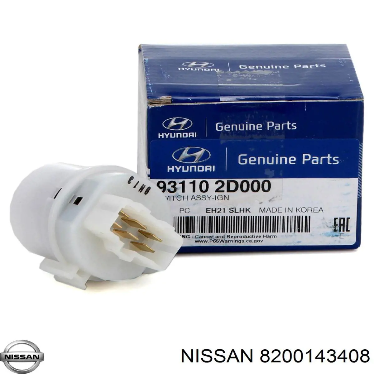 Antena (anel) de imobilizador 8200143408 Nissan/Infiniti