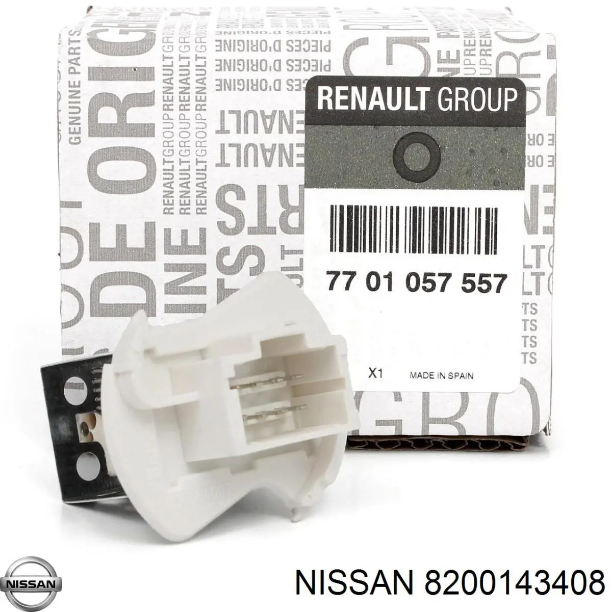 Antena (anel) de imobilizador 8200143408 Nissan/Infiniti