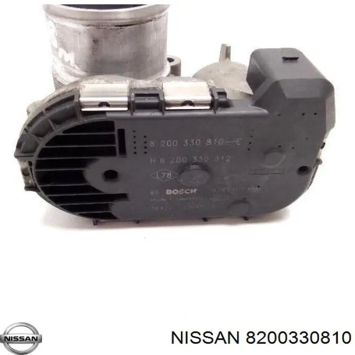 Válvula de borboleta montada 8200330810 Nissan/Infiniti