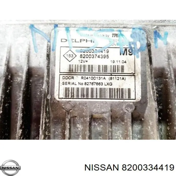 Módulo de direção (Centralina eletrônica) de motor 8200399038 VAG