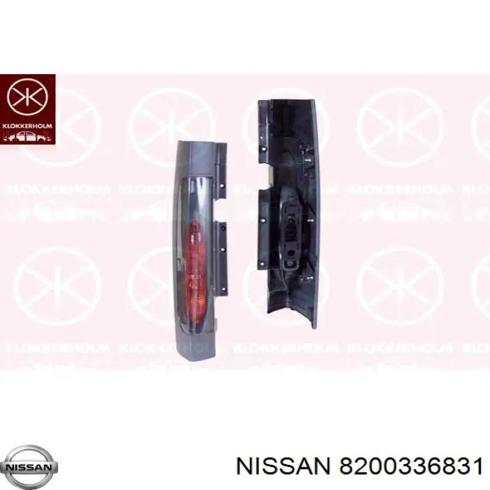 4414573 Opel Lanterna traseira esquerda