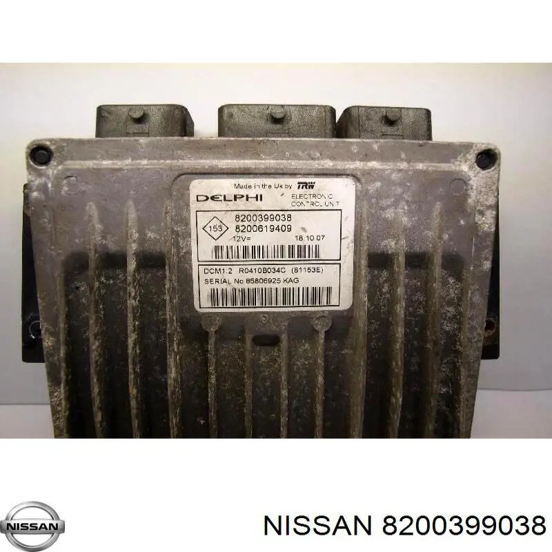 Módulo de direção (Centralina eletrônica) de motor Renault (RVI) R0410B024B