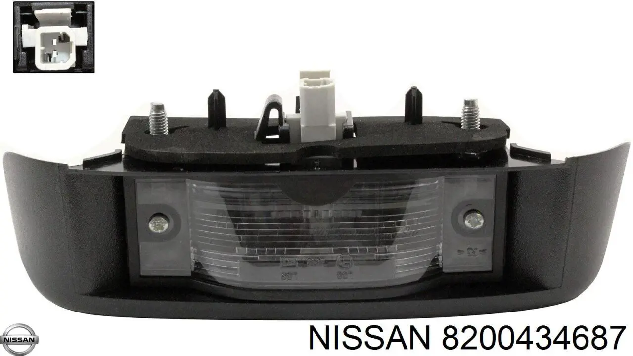 Compre RN9324350 Prasco Lanterna da luz de fundo de matrícula traseira