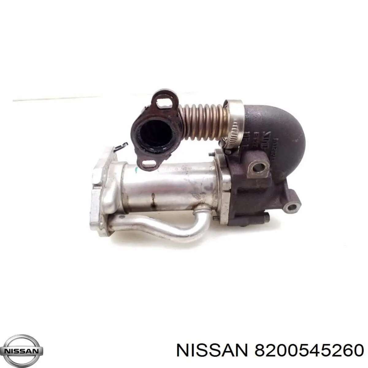 Radiador do sistema EGR de recirculação dos gases de escape 7701061017 Renault (RVI)