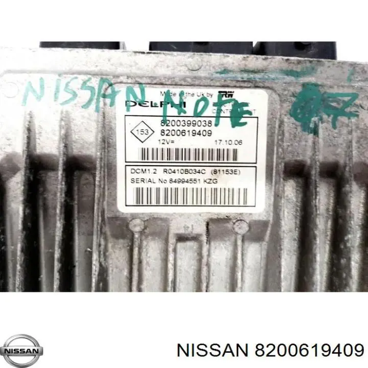 Módulo de direção (Centralina eletrônica) de motor para Nissan Micra  K12