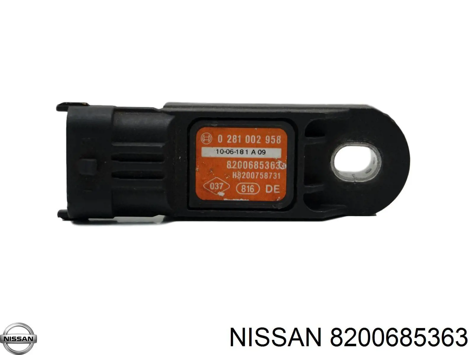 8200685363 Nissan/Infiniti Sensor de pressão no coletor de admissão, MAP