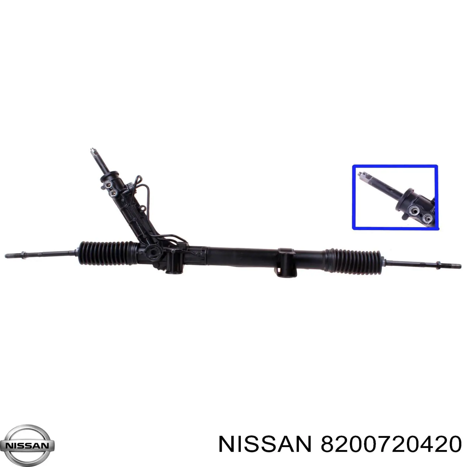 Cremalheira da direção 8200720420 Nissan/Infiniti