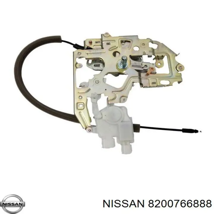 906127519R Renault (RVI) Fecho da porta traseira direita batente