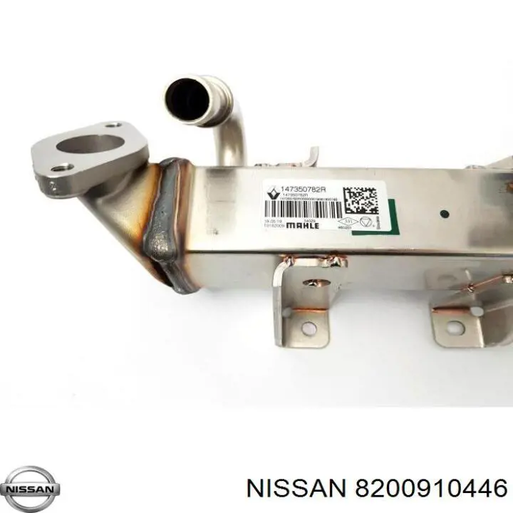 8200910446 Nissan/Infiniti Radiador do sistema EGR de recirculação dos gases de escape