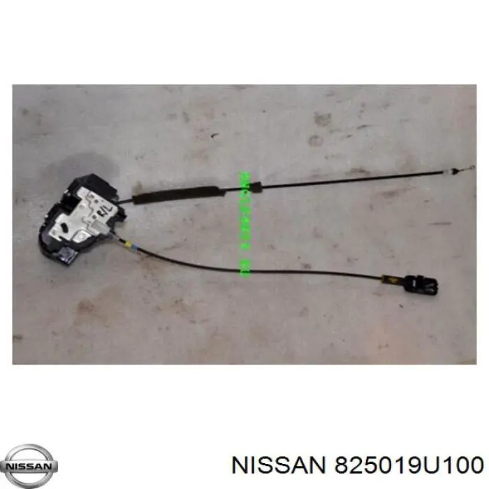 825019U100 Nissan/Infiniti Fecho da porta traseira esquerda