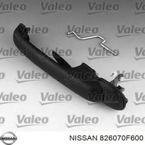 826070F600 Nissan/Infiniti Maçaneta externa esquerda da porta traseira