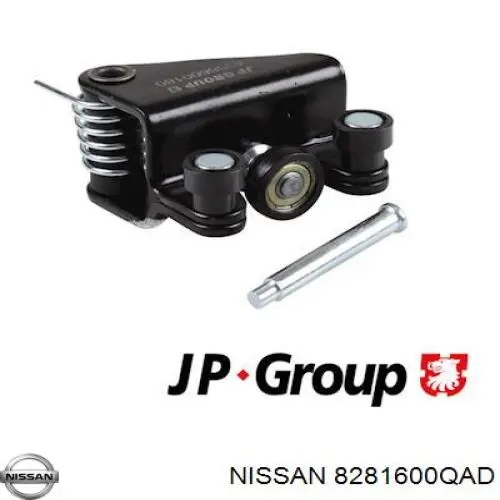 Compre 8281600QAD Nissan/Infiniti Rolo direito central da porta lateral (deslizante)
