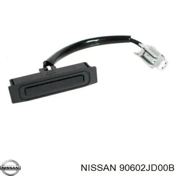 Botão de acionamento do fecho de tampa de porta-malas (de 3ª/5ª porta (de tampa de alcapão) Nissan/Infiniti 90602JD00B preço, a partir de 10,70 USD