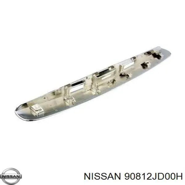 Compre 90812JD00H Nissan/Infiniti Placa sobreposta de tampa de porta-malas