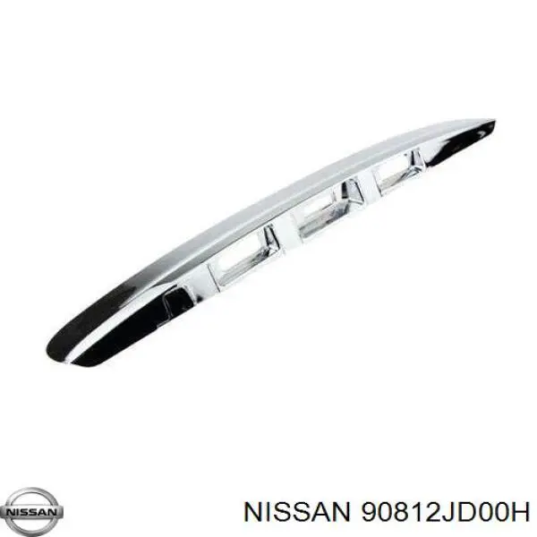 Compre 90812JD00H Nissan/Infiniti Placa sobreposta de tampa de porta-malas