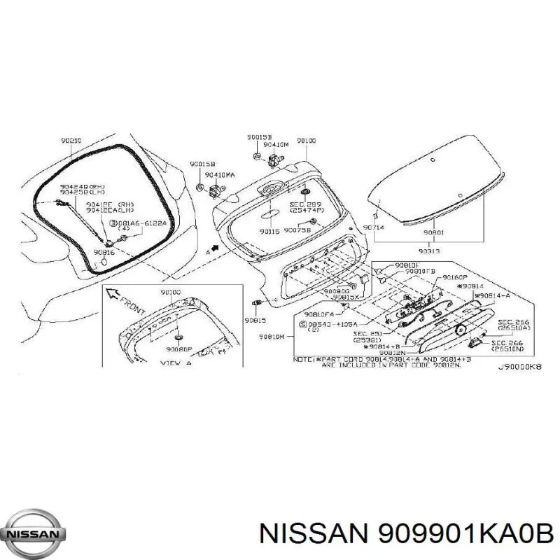 909901KA0B Nissan/Infiniti 