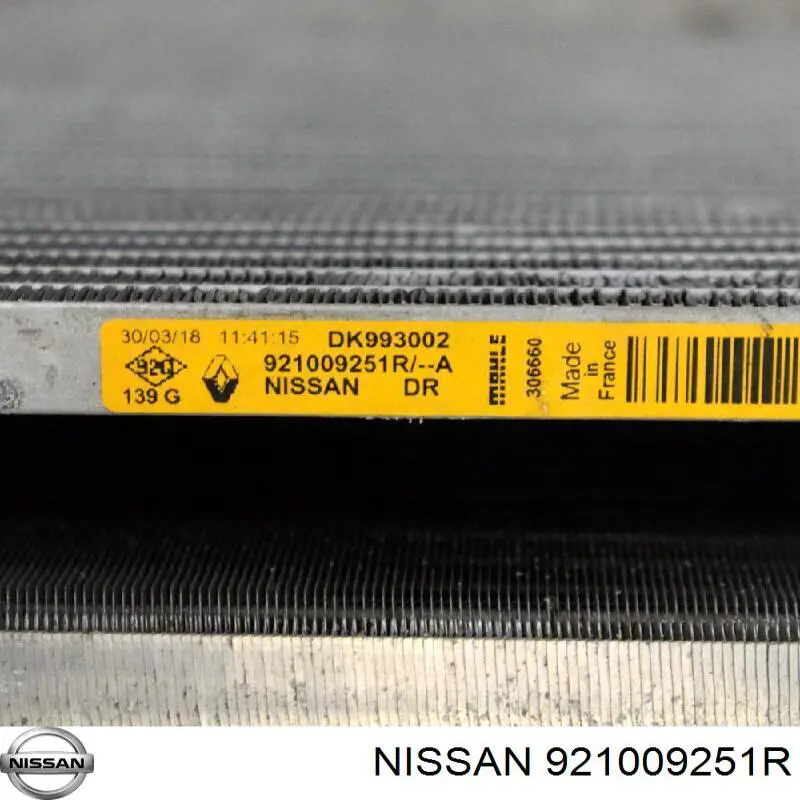 Radiador de aparelho de ar condicionado Nissan/Infiniti 921009251R preço, a partir de 120,62 USD