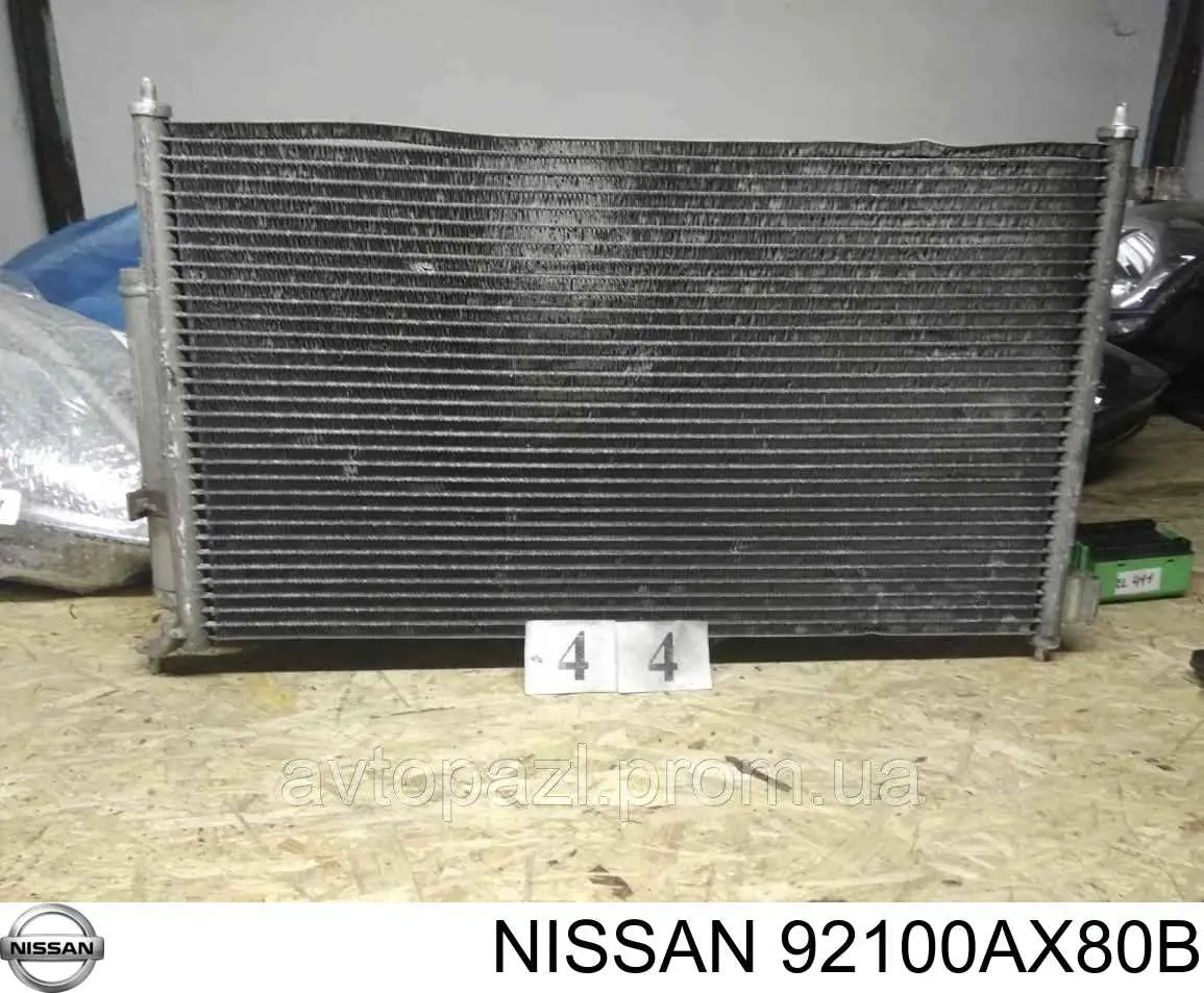 92100AX80B Nissan/Infiniti Radiador de aparelho de ar condicionado