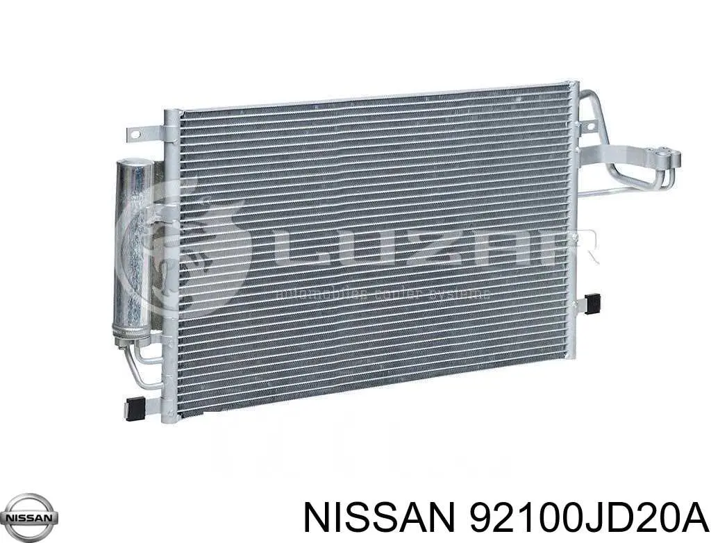 92100JD20A Nissan/Infiniti Radiador de aparelho de ar condicionado