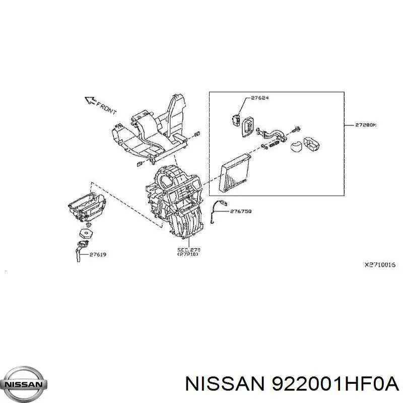Válvula TRV de aparelho de ar condicionado Nissan/Infiniti 922001HF0A preço, a partir de 38,02 USD