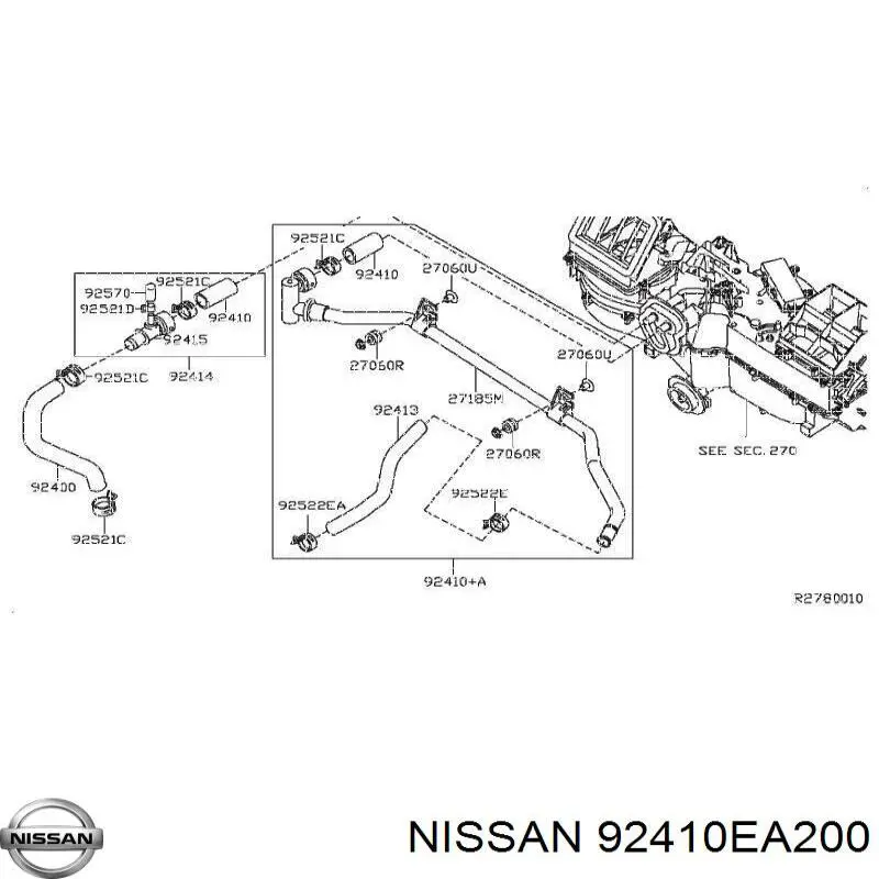  Nissan/Infiniti 92410EA200 preço, a partir de 184,91 USD