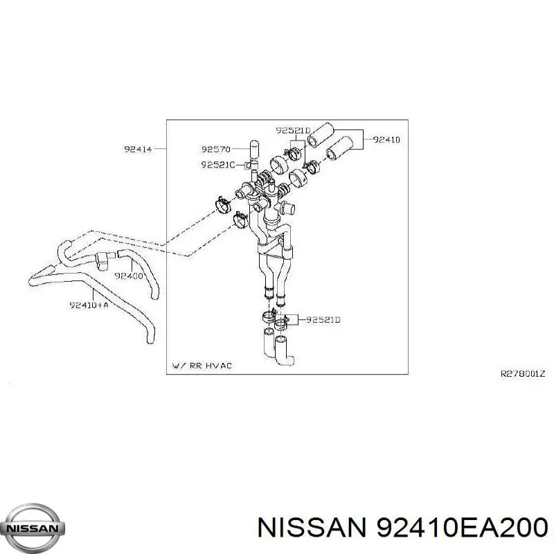 92410EA200 Nissan/Infiniti 