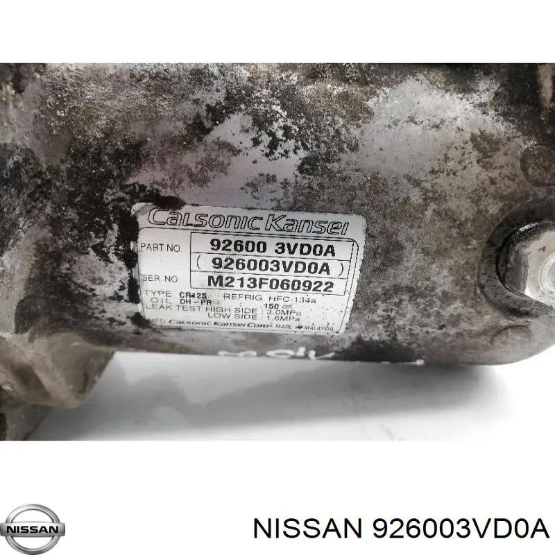 Compressor de aparelho de ar condicionado CS20601 Delphi