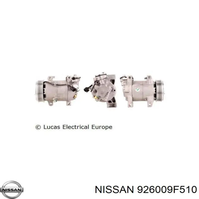 926009F510 Nissan/Infiniti Compressor de aparelho de ar condicionado