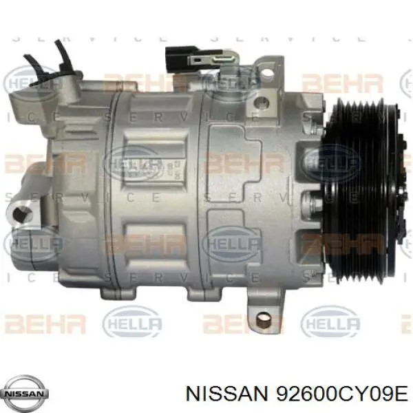 92600CY09E Nissan/Infiniti Compressor de aparelho de ar condicionado