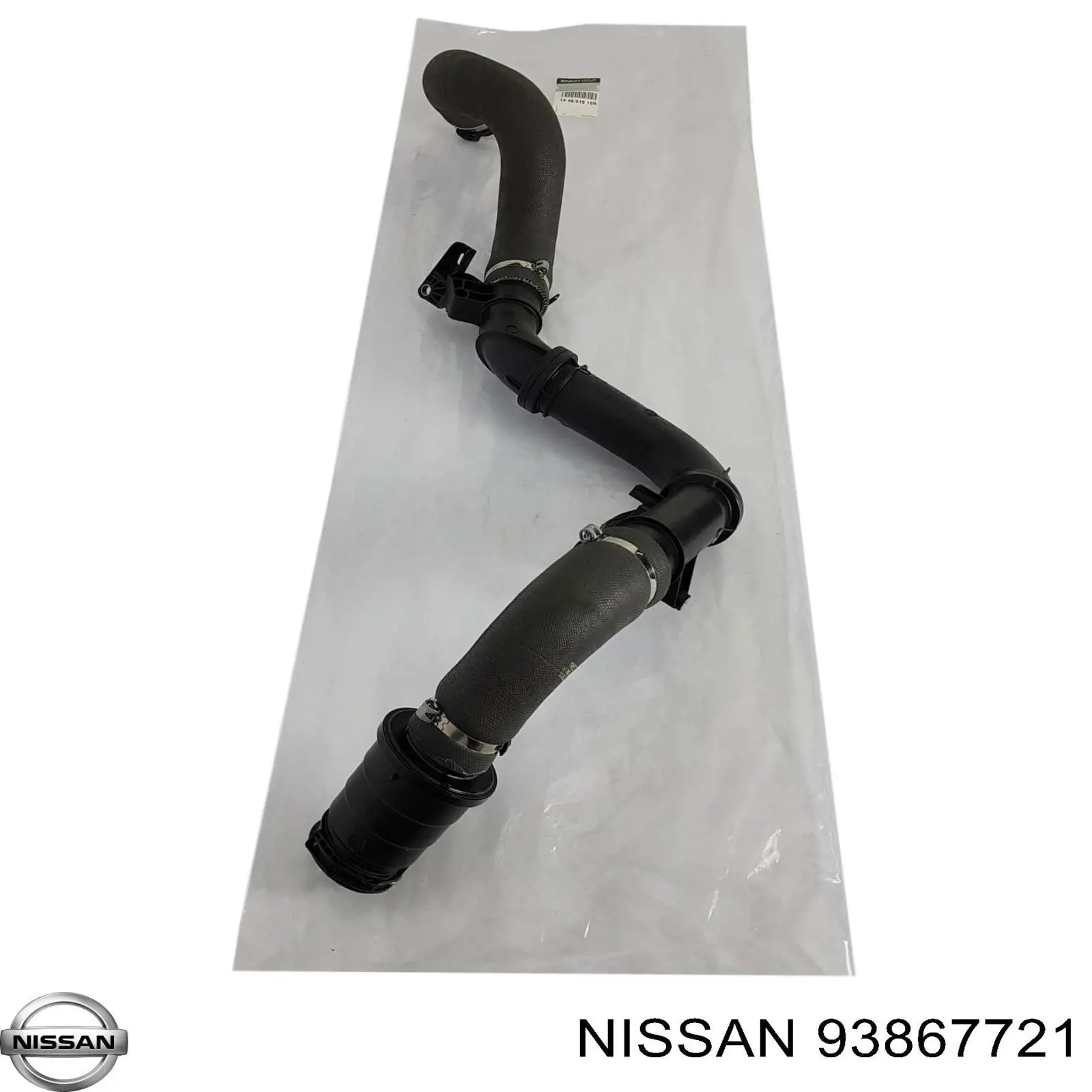 93867721 Renault (RVI) Mangueira (cano derivado) de intercooler