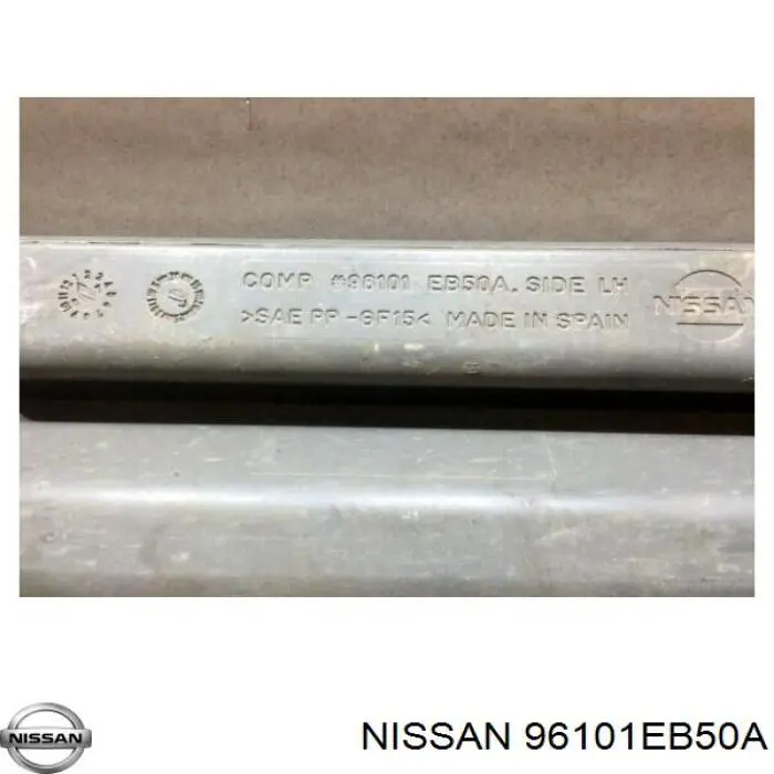 96101EB50A Nissan/Infiniti Grampo dobrável esquerdo
