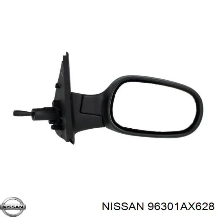 Compre 96301AX628 Nissan/Infiniti Espelho de retrovisão direito