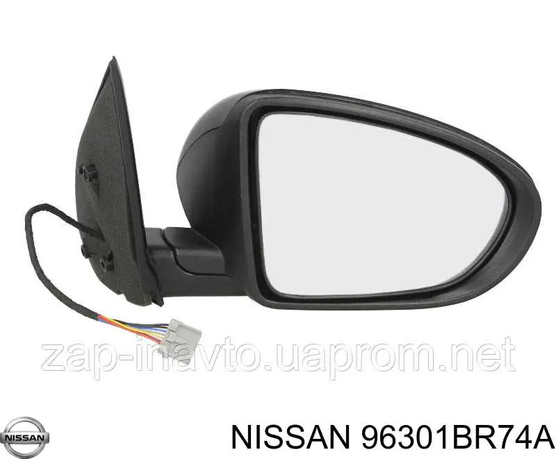 Espelho de retrovisão direito Nissan/Infiniti 96301BR74A preço, a partir de 164,64 USD