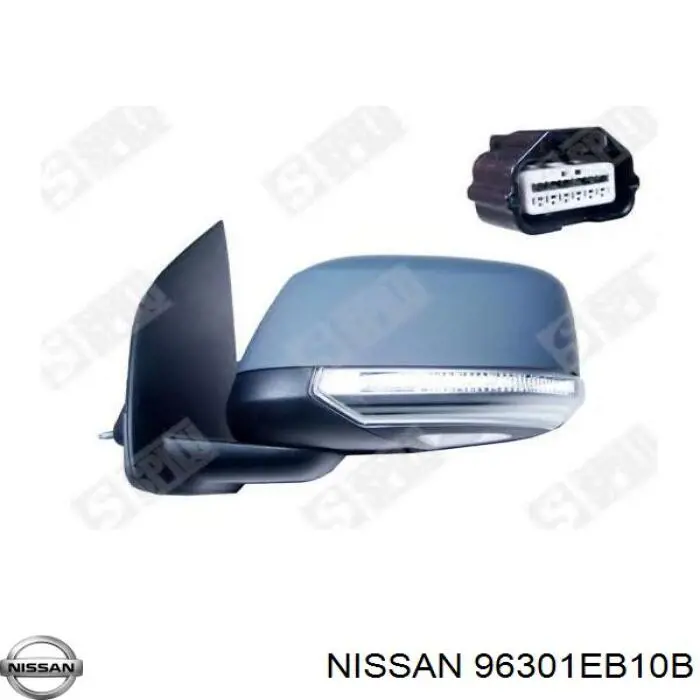 Compre 96301EB10B Nissan/Infiniti Espelho de retrovisão direito