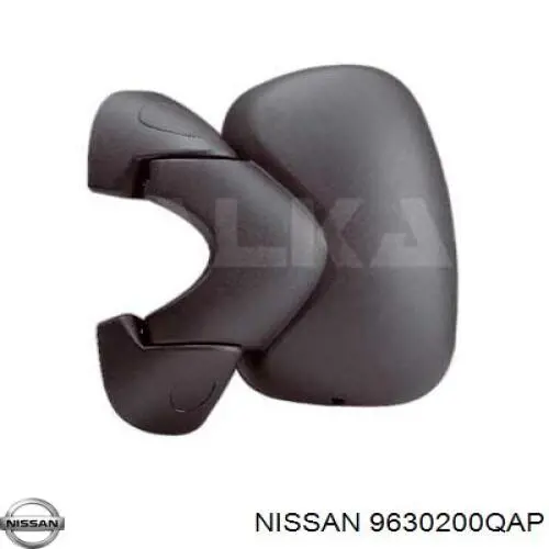 9630200QAP Nissan/Infiniti Espelho de retrovisão esquerdo