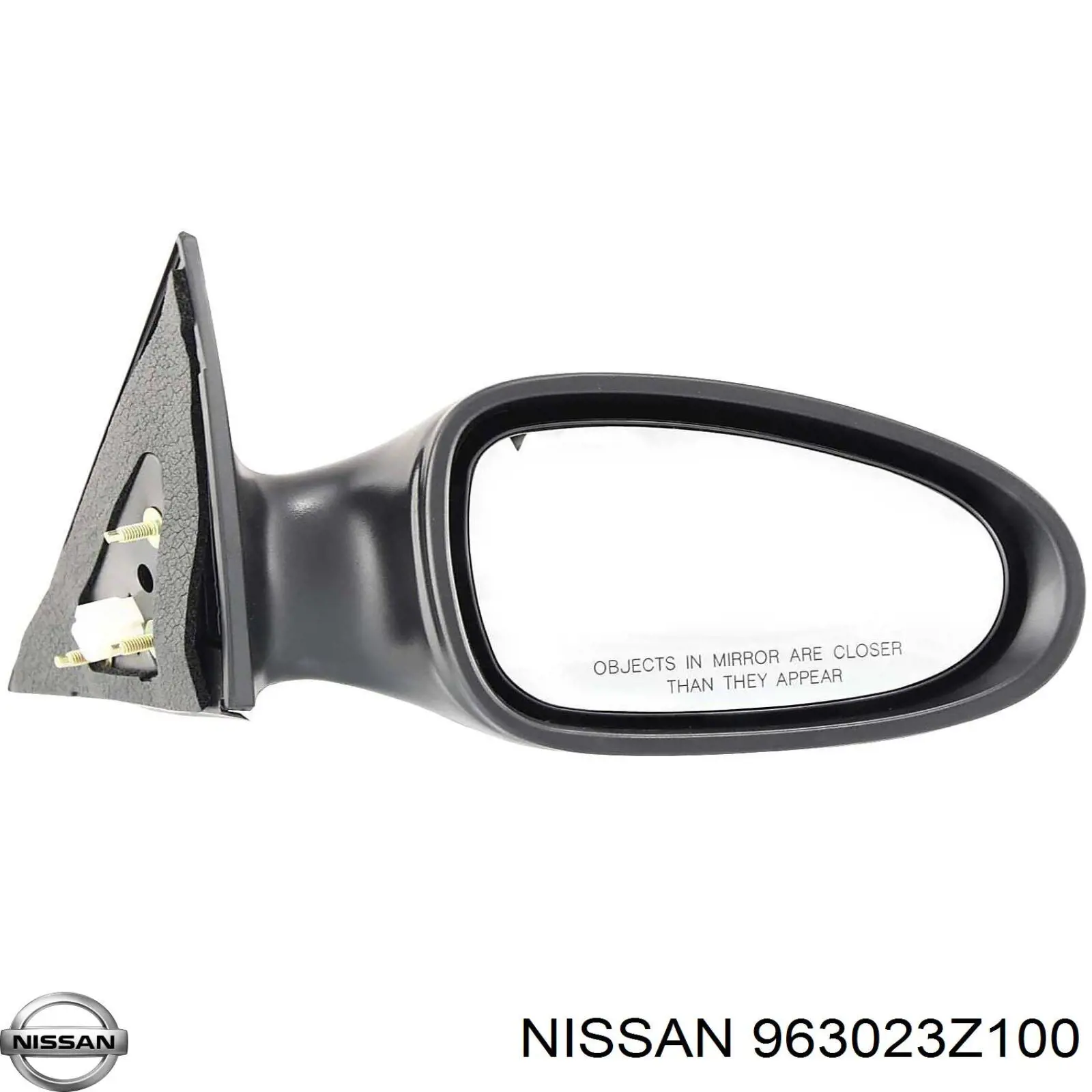 Espelho de retrovisão esquerdo para Nissan Altima L31 