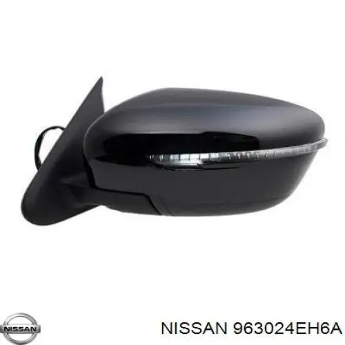 963024EH6A Nissan/Infiniti Espelho de retrovisão esquerdo