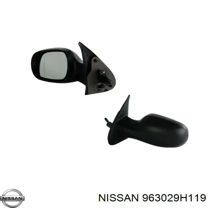 Espelho de retrovisão esquerdo Nissan/Infiniti 963029H119 preço, a partir de 111,36 USD