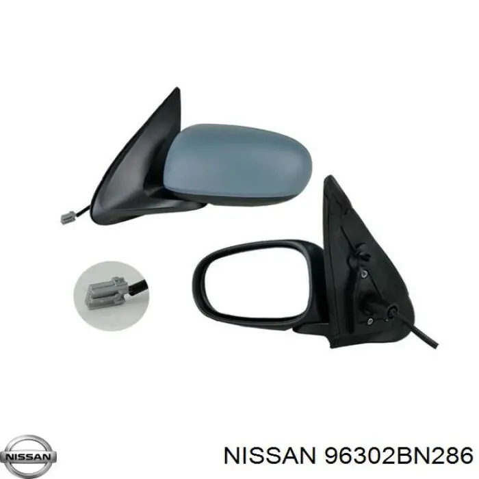 Espelho de retrovisão esquerdo Nissan/Infiniti 96302BN227 preço, a partir de 49,92 USD