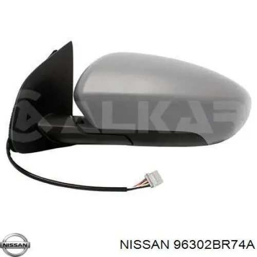 96302BR74A Nissan/Infiniti Espelho de retrovisão esquerdo