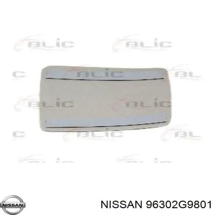 Espelho de retrovisão esquerdo Nissan Patrol  W260