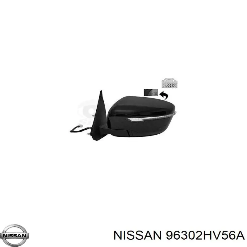 Espelho de retrovisão esquerdo Nissan/Infiniti 96302HV56A preço, a partir de 378,39 USD